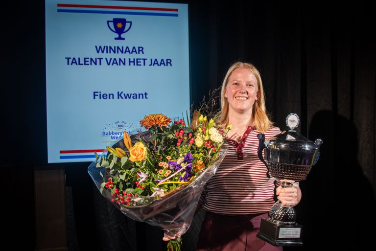 Fien Kwant is Talent van het jaar 2025 BakkersVakWedstrijden 2025