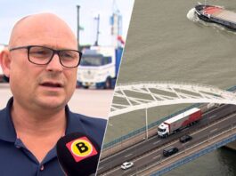 Nederlandse chauffeurs de klos bij handhaving Merwedebrug: ‘Diep triest’