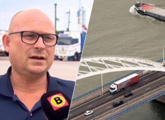 Nederlandse chauffeurs de klos bij handhaving Merwedebrug: ‘Diep triest’