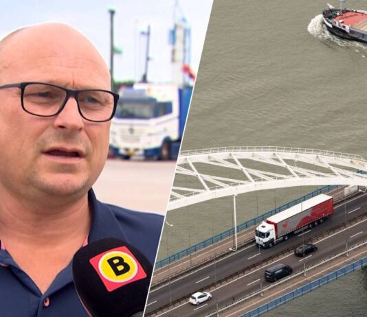 Nederlandse chauffeurs de klos bij handhaving Merwedebrug: ‘Diep triest’