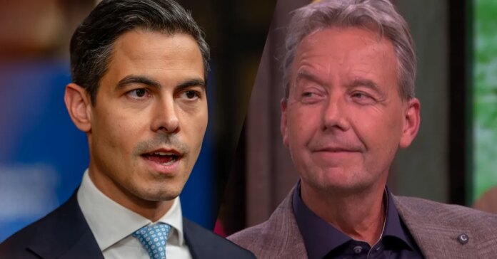 Valentijn Driessen over babynieuws Rob Jetten: ‘Prima, over 9 maanden is het kabinet toch weg’ Valentijn Driessen over babynieuws Rob Jetten: ‘Prima, over 9 maanden is het kabinet toch weg’